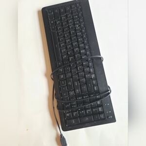Black Wired Keyboard
